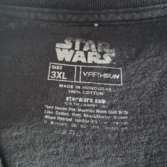 Star Wars T Shirt Grogu Baby Yoda The Mandalorian Size 3XL Black Unisex - Picture 4 of 10